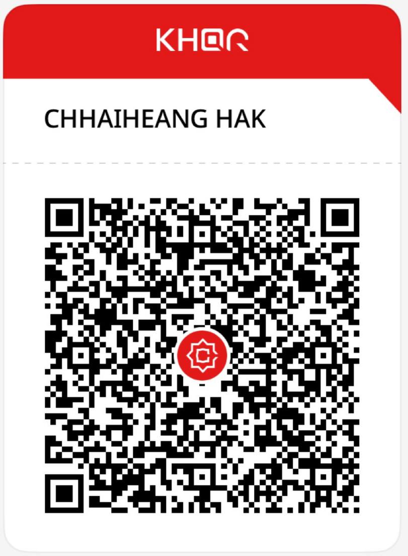 KHQR Donation QR Code